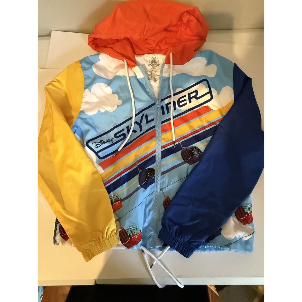 Disney Parks Skyliner 1/2 Zip Windbreaker Jacket. Size XS.